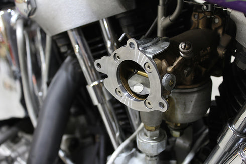 Wyatt Gatling Shorty Air Cleaner to Linkert Carburetor Adapter - 34-0956