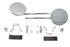 Wyatt Gatling Round Mirror Set Chrome - 34-0995