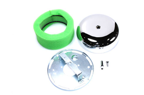 Wyatt Gatling Air Cleaner Chrome - 34-1032