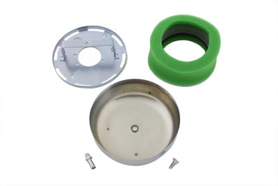 Wyatt Gatling Air Cleaner Chrome - 34-1032