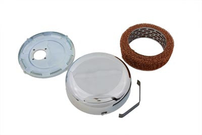 Wyatt Gatling Chrome Smooth J-Slot Air Cleaner - 34-1049