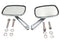 Wyatt Gatling Chrome Eagle Spirit Mirror Set - 34-1069