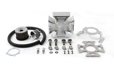 Wyatt Gatling Maltese Chrome Air Cleaner Cover Kit - 34-1146