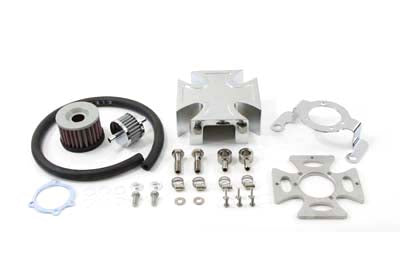 Wyatt Gatling Maltese Chrome Air Cleaner Cover Kit - 34-1146