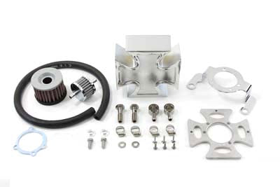 Wyatt Gatling Maltese Chrome Air Cleaner Cover Kit - 34-1146