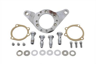 Wyatt Gatling Air Cleaner Bracket Kit Chrome Billet - 34-1185