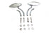 Wyatt Gatling Eagle Eye Mirror Set Billet Chrome - 34-1212