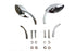 Wyatt Gatling Eagle Eye Mirror Set Billet Chrome - 34-1212