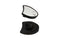 V-Twin Fairing Mirror Set Black - 34-1223