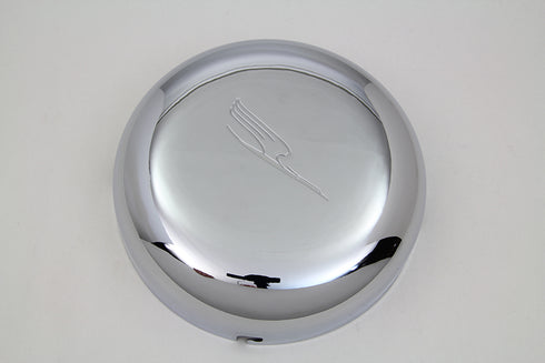 Wyatt Gatling 7 inch Bird Style Air Cleaner Cover Chrome - 34-1233