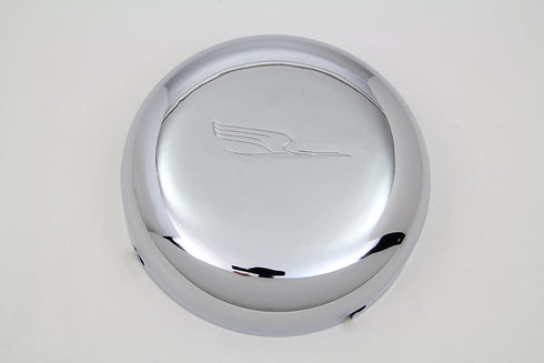Wyatt Gatling 7 inch Bird Style Air Cleaner Cover Chrome - 34-1233