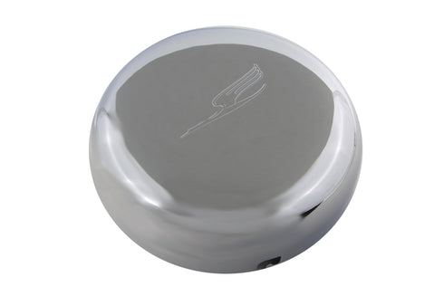 Wyatt Gatling 7 inch Bird Style Air Cleaner Cover Chrome - 34-1247