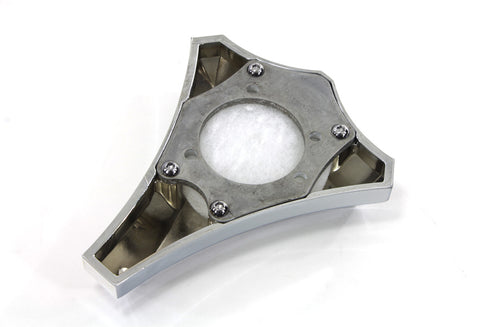 Wyatt Gatling Billet Carburetor Cover Skull Style Chrome - 34-1284