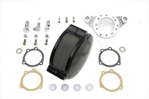 V-Twin Black Wyatt Gatling Air Cleaner Assembly - 34-1314