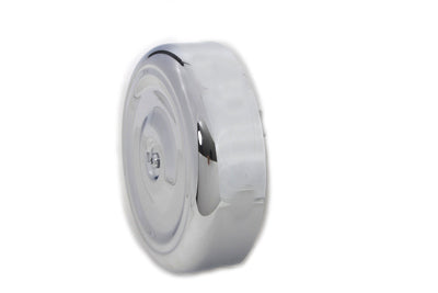 Wyatt Gatling Chrome Round Bobbed Style 8 inch Air Cleaner Cover - 34-1354