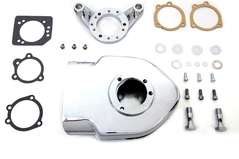 V-Twin Chrome Wyatt Gatling Air Cleaner Assembly - 34-1367
