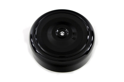 Wyatt Gatling Black Round Bobbed Style 7 inch Air Cleaner Cover - 34-1380