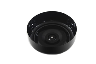Wyatt Gatling Black Round Bobbed Style 7 inch Air Cleaner Cover - 34-1380