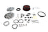 Wyatt Gatling Extreme Billet Air Cleaner Kit Torque Style Chrome - 34-1410