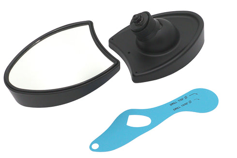V-Twin Fairing Mirror Set Black - 34-1418