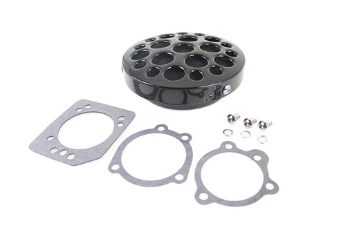 Wyatt Gatling Wyatt Gatling Black Drilled CV Air Cleaner - 34-1419