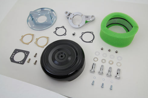 V-Twin Black Wyatt Gatling Air Cleaner Assembly - 34-1427
