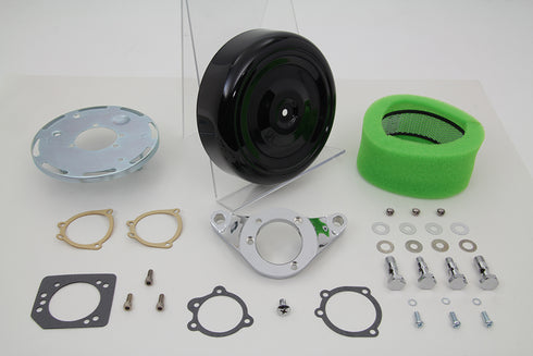 V-Twin Black Wyatt Gatling Air Cleaner Assembly - 34-1427