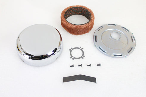 Wyatt Gatling Chrome Linkert J-Slot Air Cleaner Assembly - 34-1444