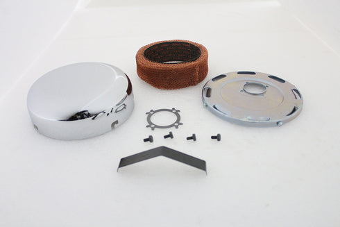 Wyatt Gatling Chrome Linkert J-Slot Air Cleaner Assembly - 34-1444