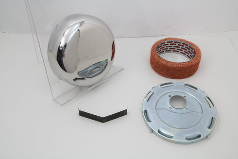 Wyatt Gatling Stainless Steel Smooth J-Slot Air Cleaner - 34-1447