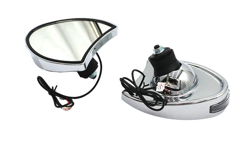 Wyatt Gatling Fairing Mirror Set Chrome - 34-1453