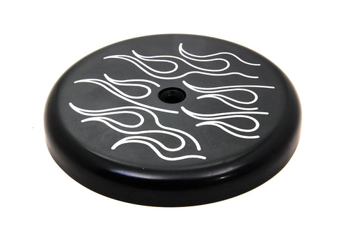 Wyatt Gatling Black Ball Milled Air Cleaner Cover - 34-1459