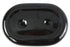 V-Twin Oval Air Cleaner Cover Black - 34-1468