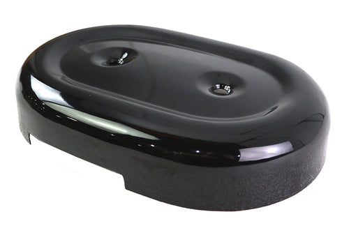 V-Twin Oval Air Cleaner Cover Black - 34-1468