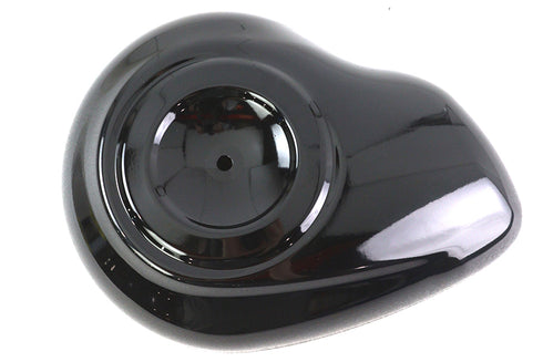 V-Twin 8 inch Teardrop Air Cleaner Cover Black - 34-1489