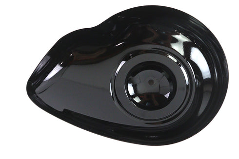 V-Twin 8 inch Teardrop Air Cleaner Cover Black - 34-1489