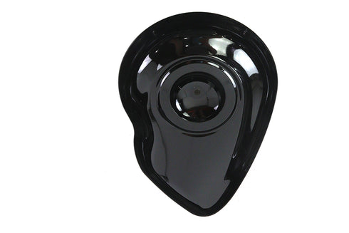 V-Twin 8 inch Teardrop Air Cleaner Cover Black - 34-1489
