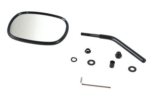 V-Twin Black Rectangular Mirror - 34-1490