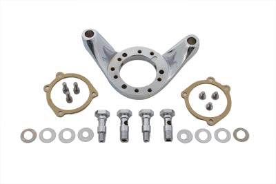 Wyatt Gatling Air Cleaner Bracket Kit Chrome Billet - 34-1519