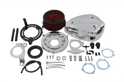 Wyatt Gatling Siren Air Cleaner Assembly Chrome - 34-1529