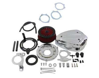 Wyatt Gatling Siren Air Cleaner Assembly Chrome - 34-1529