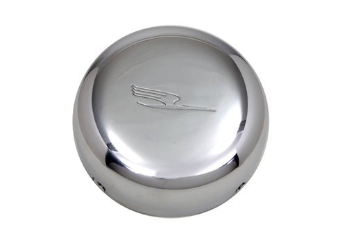 V-Twin 7 inch Linkert Bird J-Slot Style Air Cleaner Assembly Chrome - 34-1531