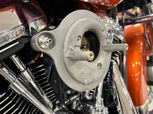 V-Twin 160mm Teardrop Air Cleaner Backing Plate - 34-1547