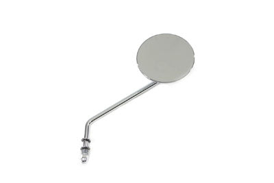 Round Mirror Stainless Steel with Billet Stem - 34-1568