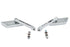 Wyatt Gatling Parallelogram Mirror Set Chrome - 34-1577