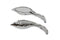 Wyatt Gatling Flame Mirror Set Chrome - 34-1588