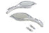 Wyatt Gatling Flame Mirror Set Chrome - 34-1588