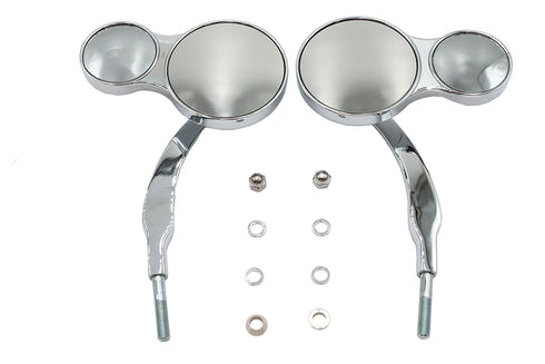 Wyatt Gatling Split Vision Round Mirror Set - 34-1592