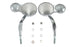 Wyatt Gatling Split Vision Round Mirror Set - 34-1592