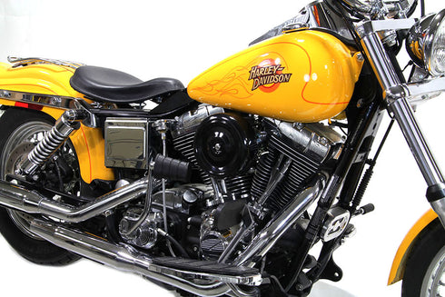 V-Twin Black Wyatt Gatling Air Cleaner Assembly - 34-1601